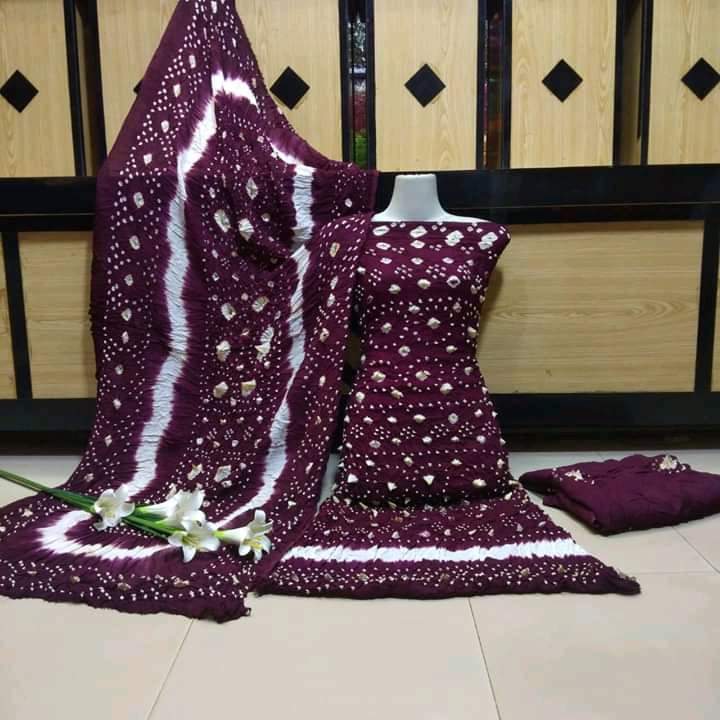 Linen Chunri Suit