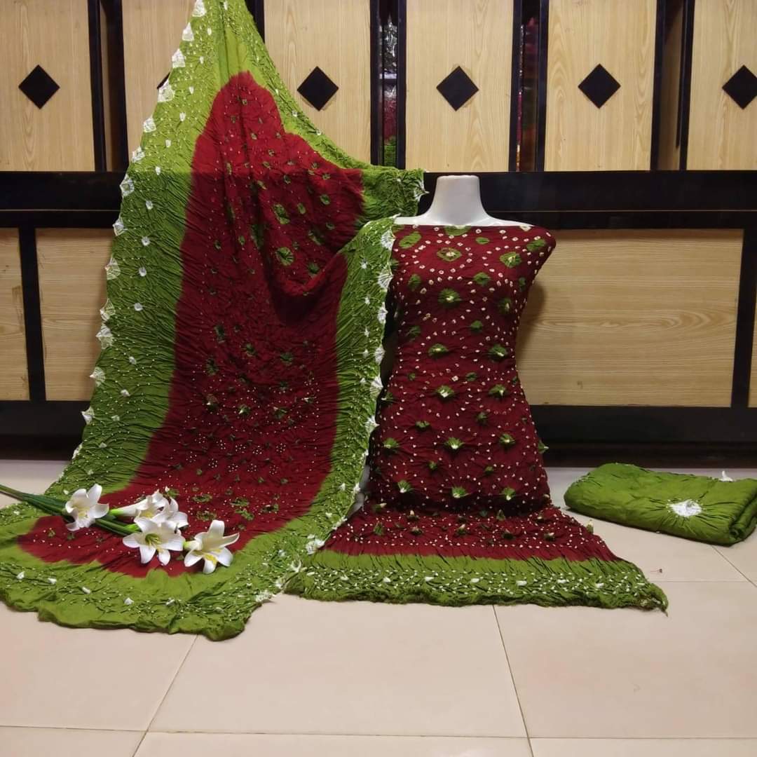Linen Chunri Suit