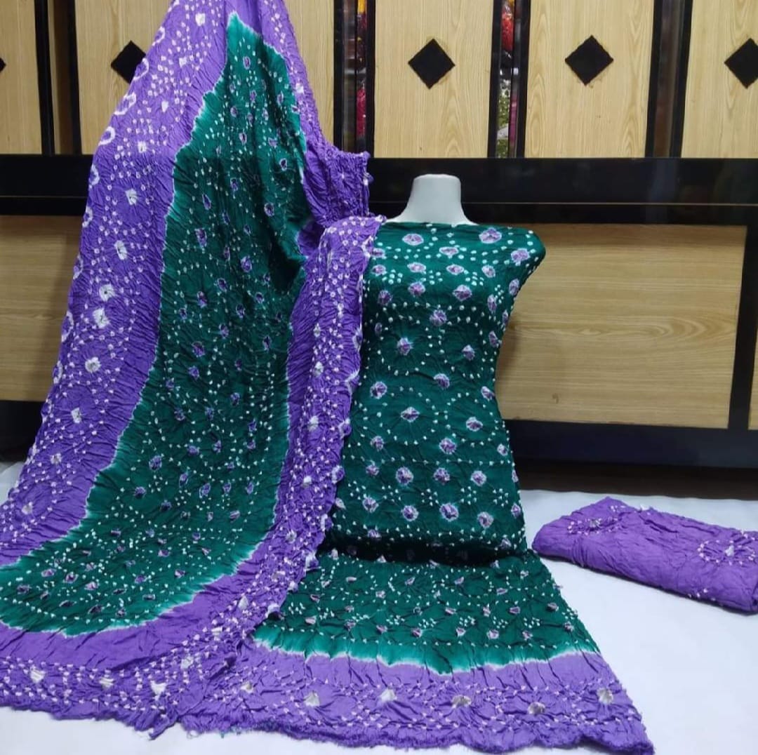 Linen Chunri Suit