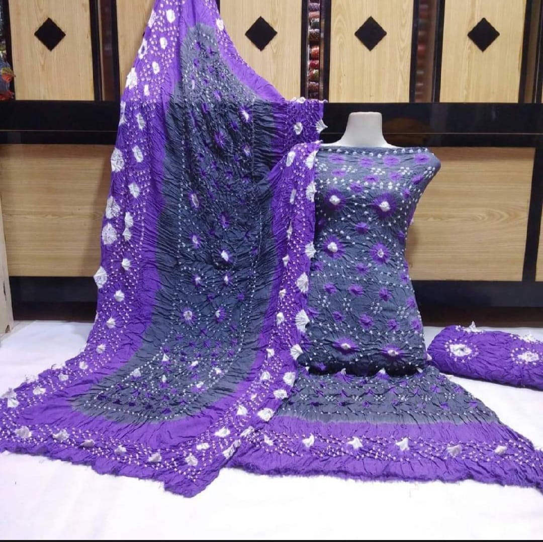 Linen Chunri Suit