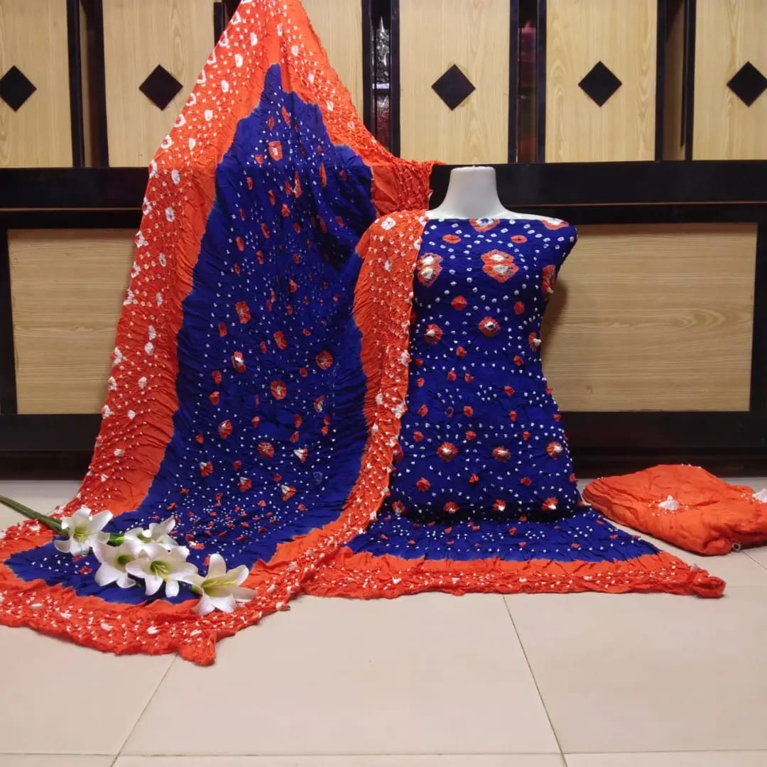 Linen Chunri Suit