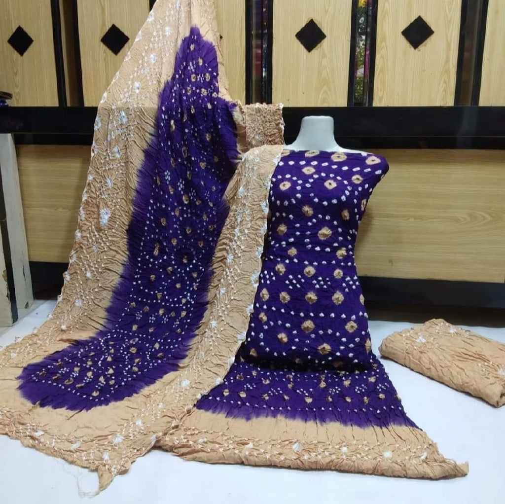 Linen Chunri Suit