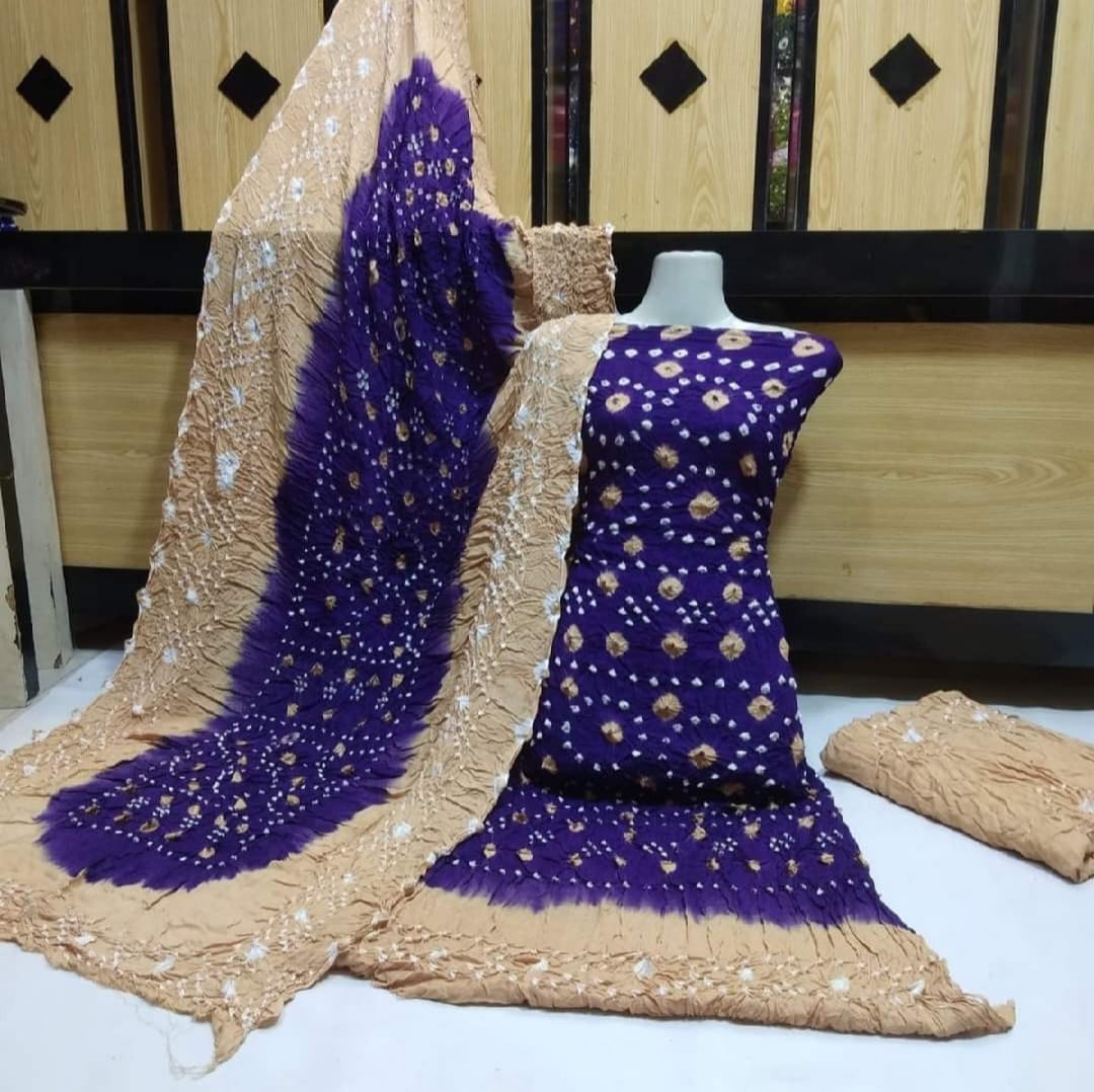 Linen Chunri Suit