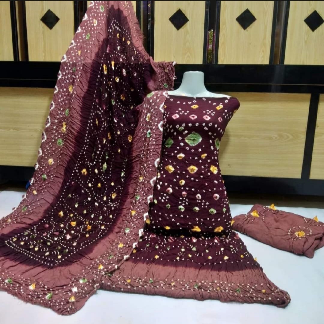 Linen Chunri Suit