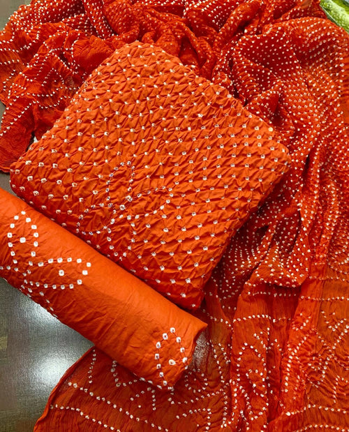 Chiffon Chunri Suit