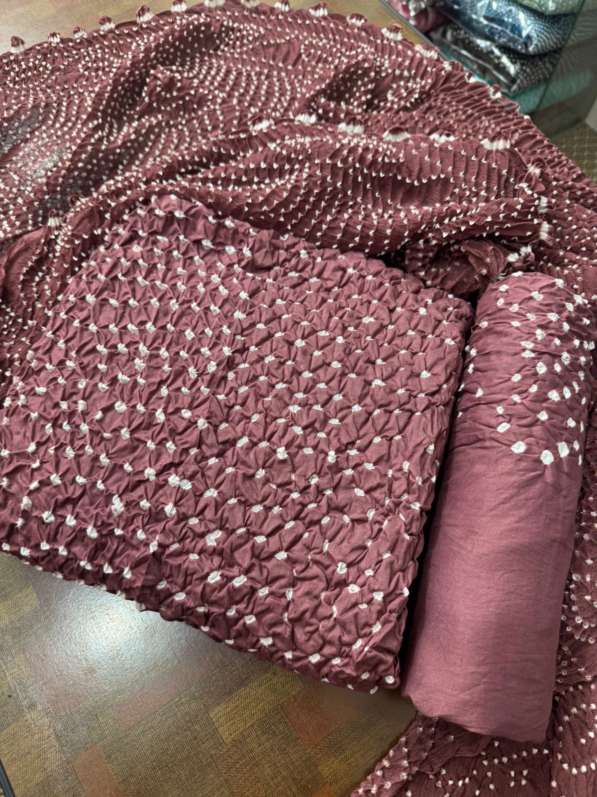 Chiffon Chunri Suit