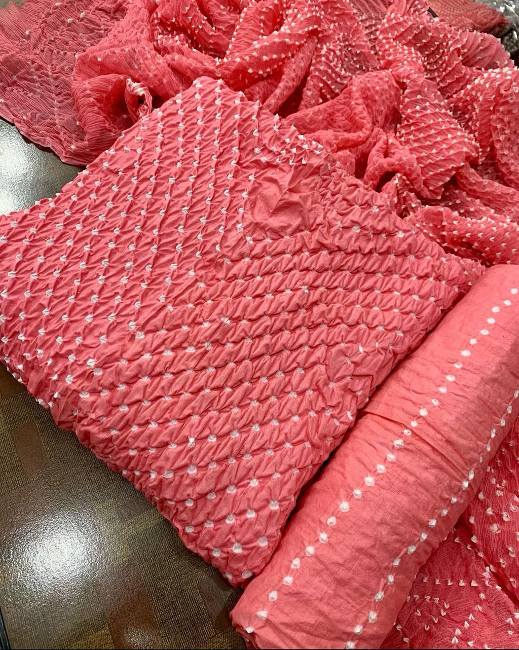 Chiffon Chunri Suit