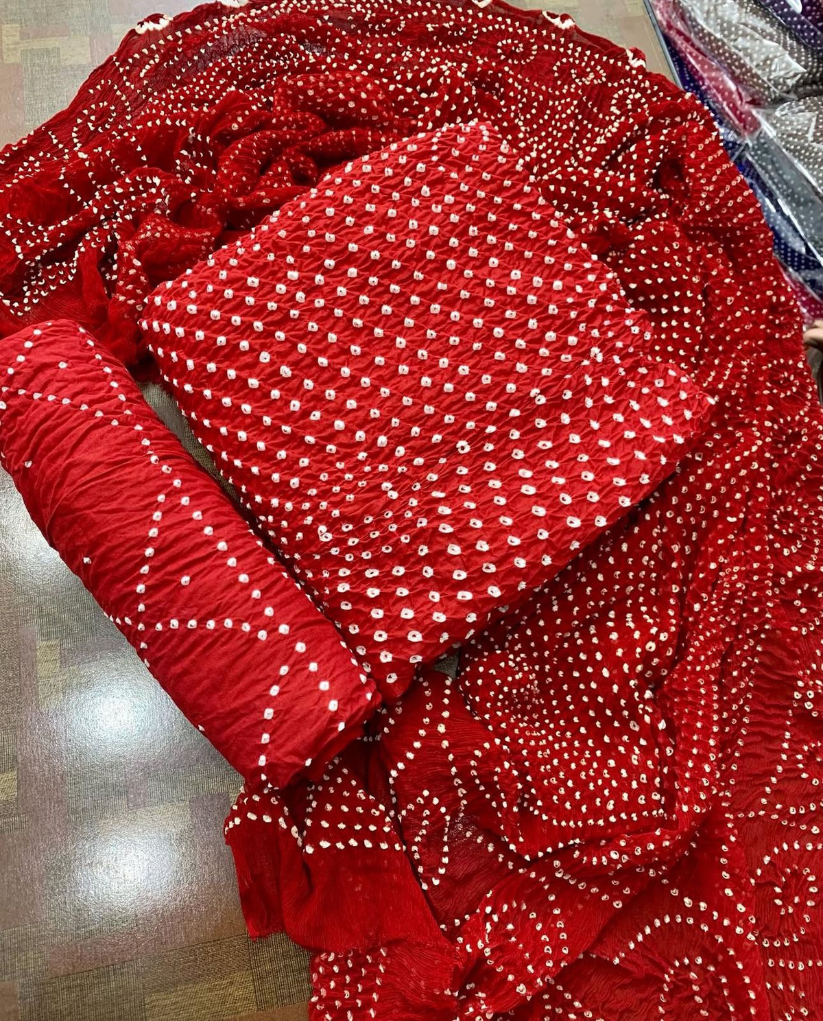 Chiffon Chunri Suit