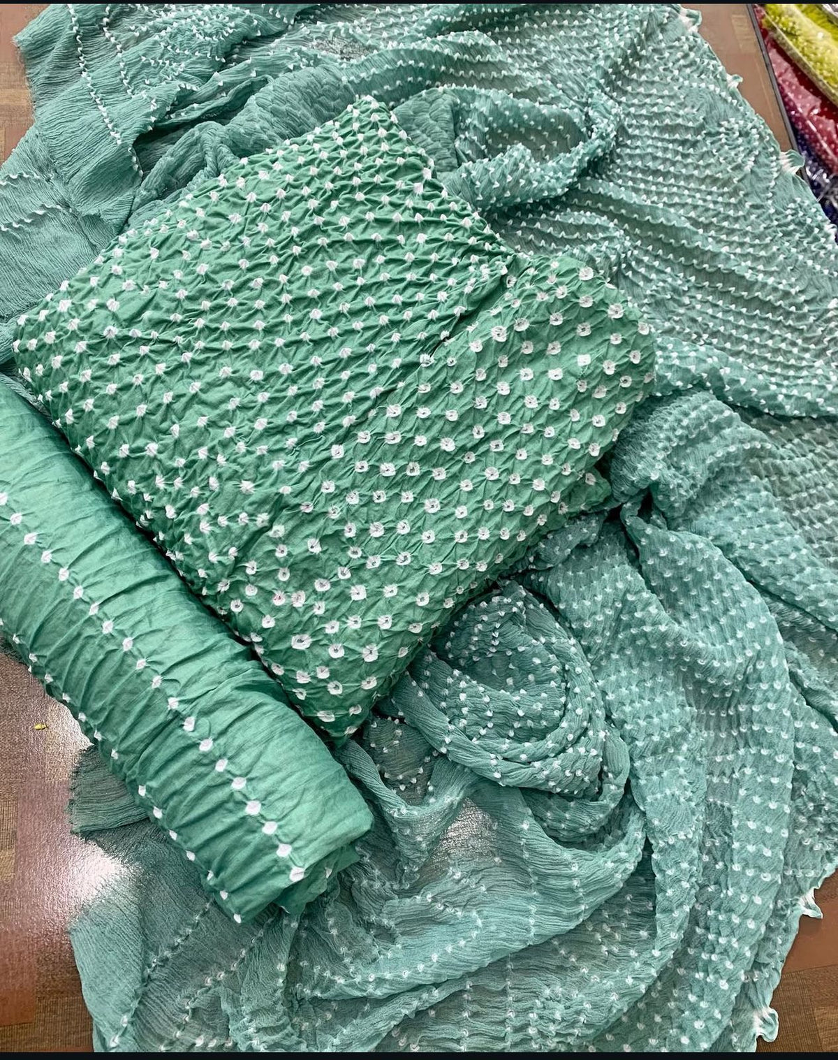 Chiffon Chunri Suit