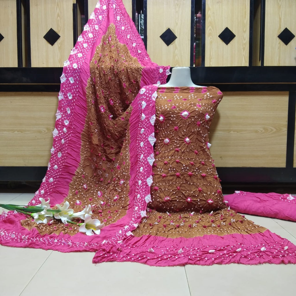 Linen Chunri Suit