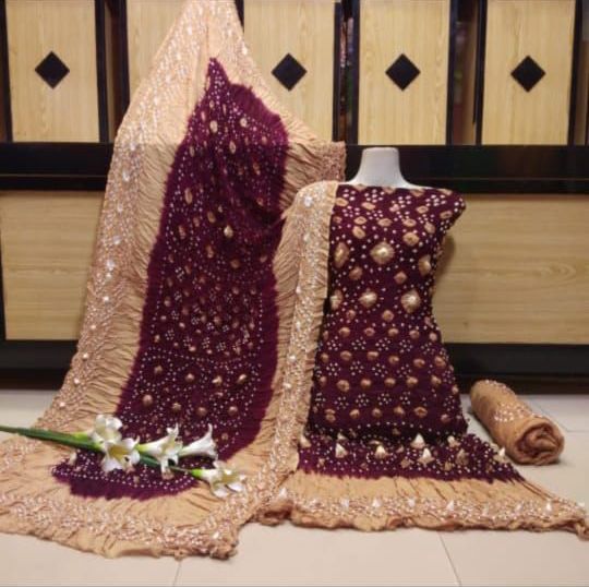 Linen Chunri Suit