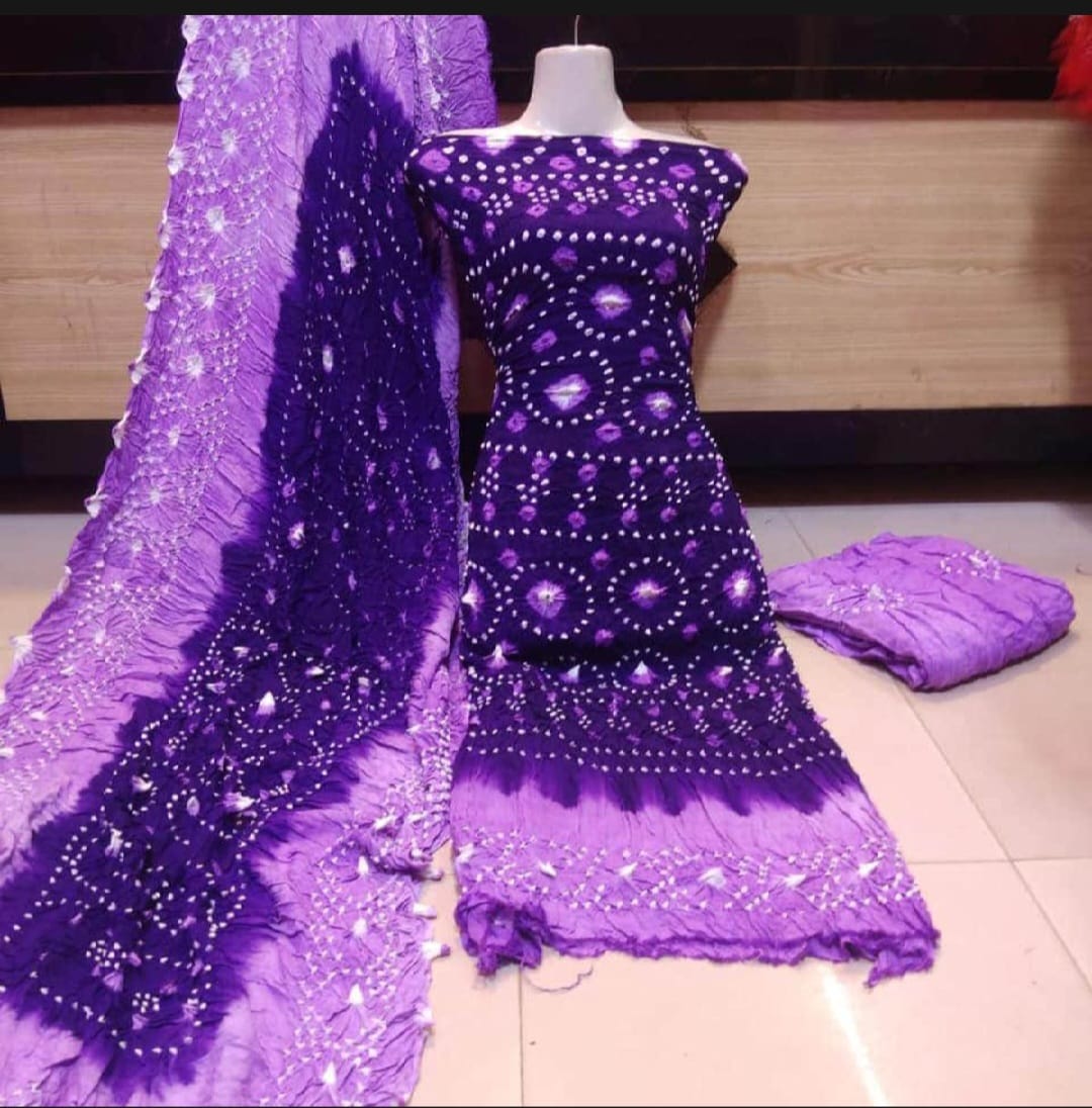Linen Chunri Suit