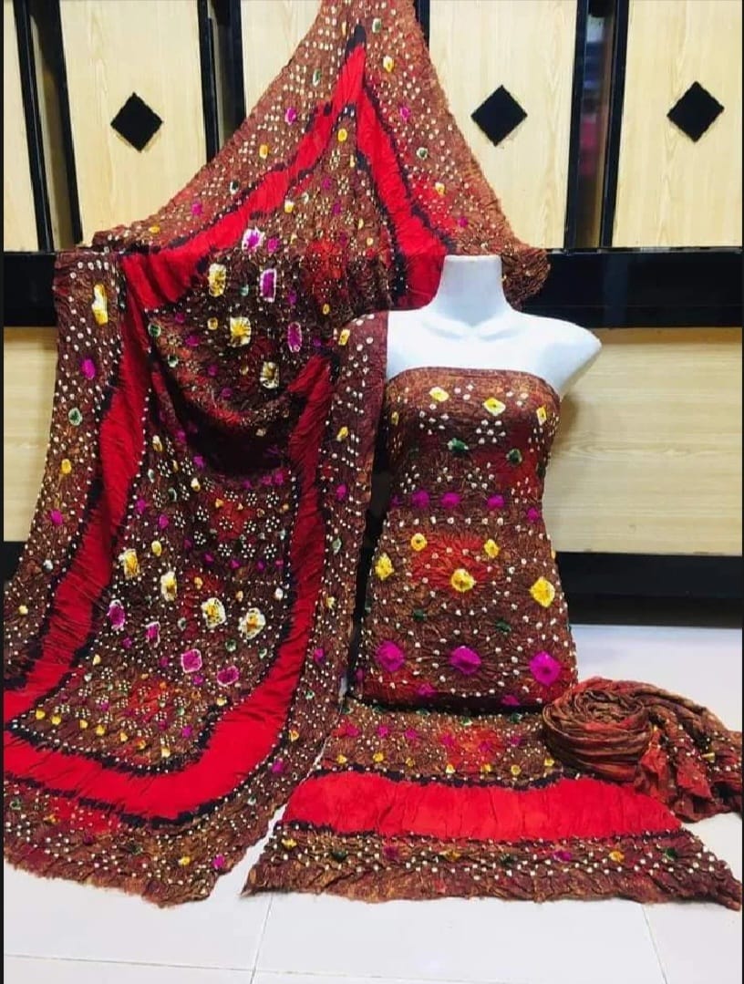 Linen Chunri Suit